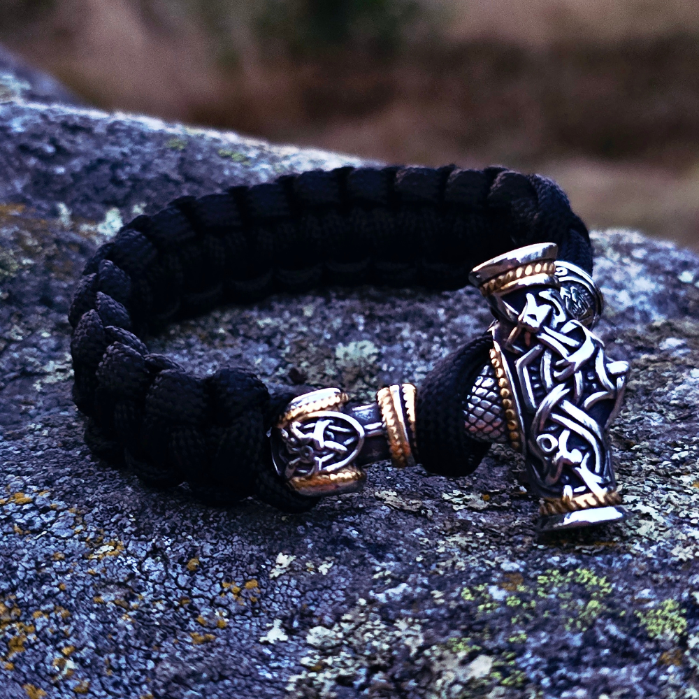 Bracelet "Mjölner Asgard-Knot"