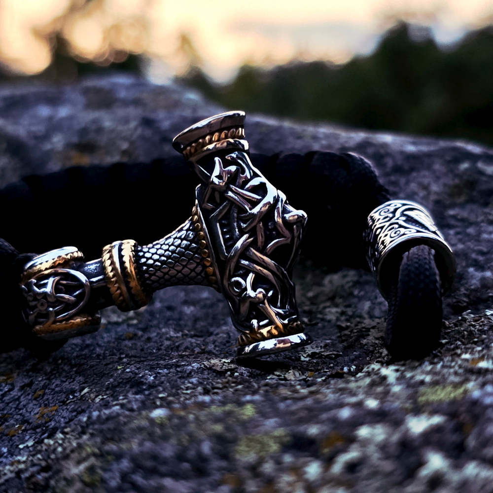 Bracelet "Mjölner Asgard-Knot"