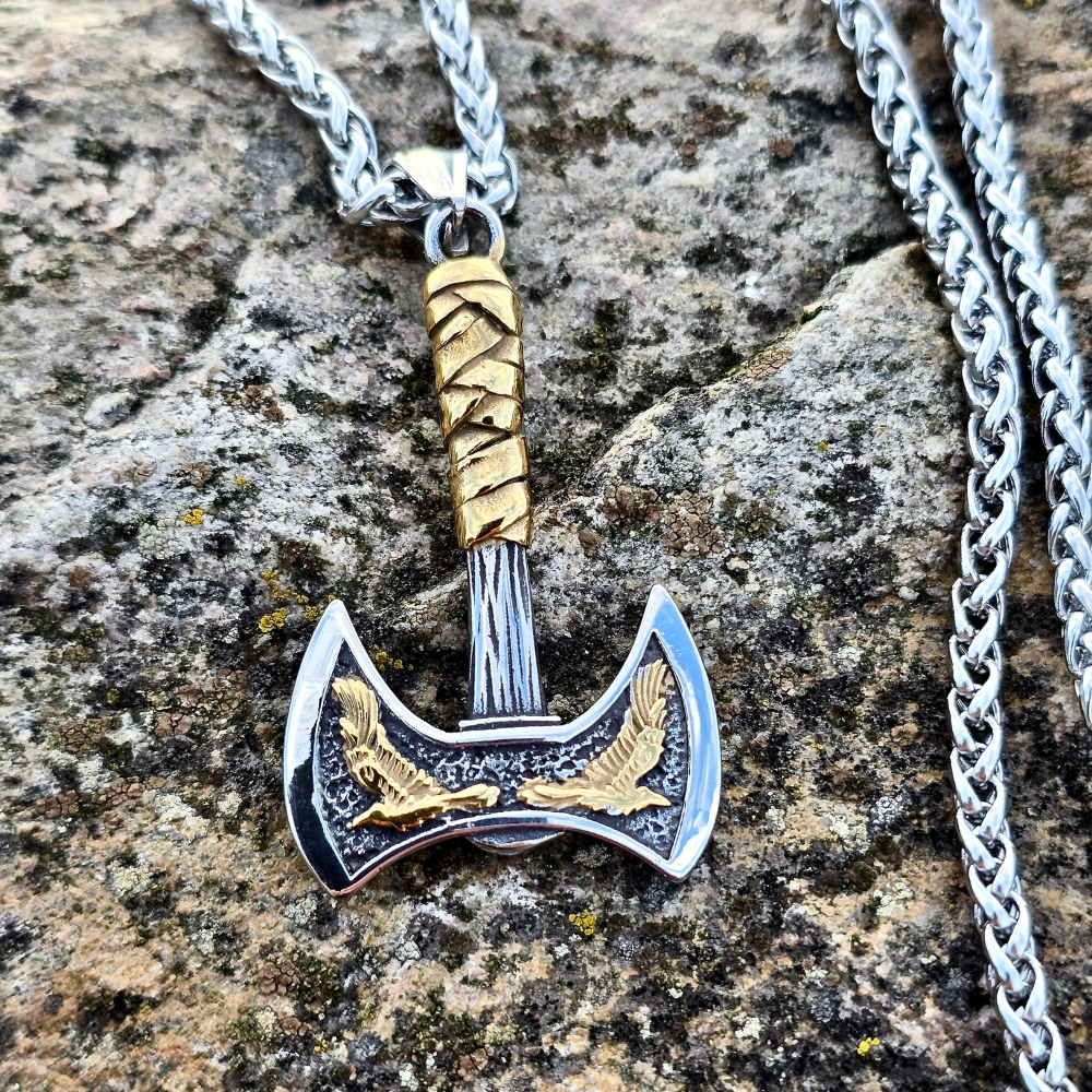 Necklace "Vikinga Raven Axe" (2025)