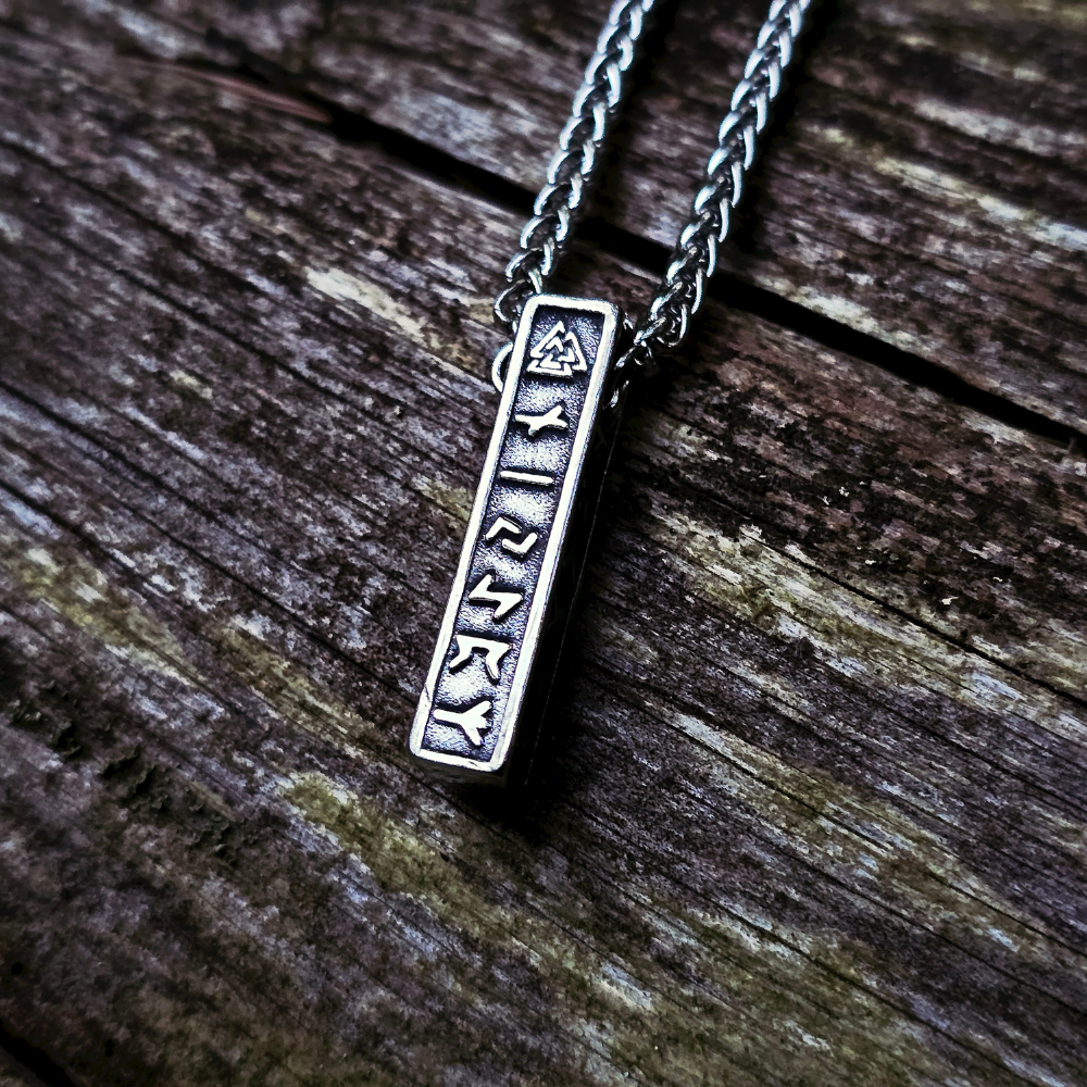 Necklace "Nordic Runes Bar"