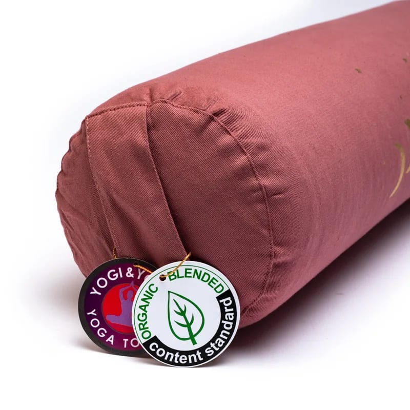 Bolster round "Moon phase" organic cotton (OCS)