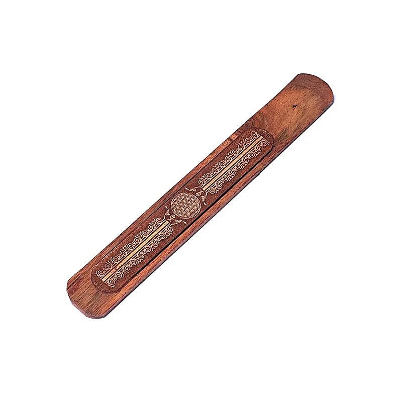 Incense holder "7 Chakras" – Acacia wood