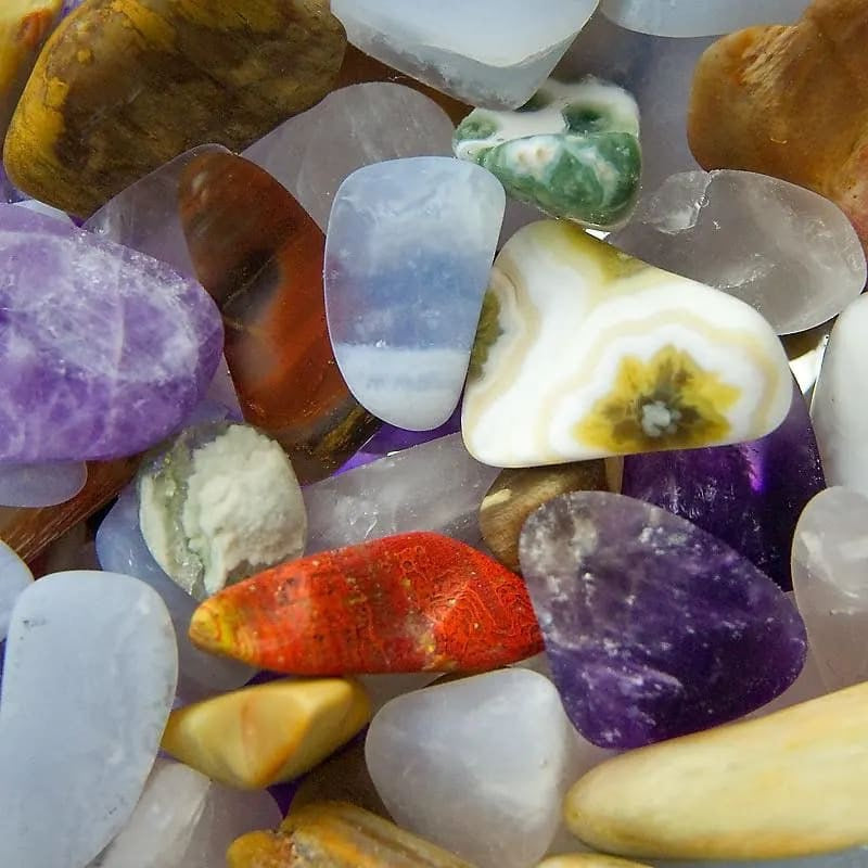 Gemstone Wand – Phiole "5 Elements"