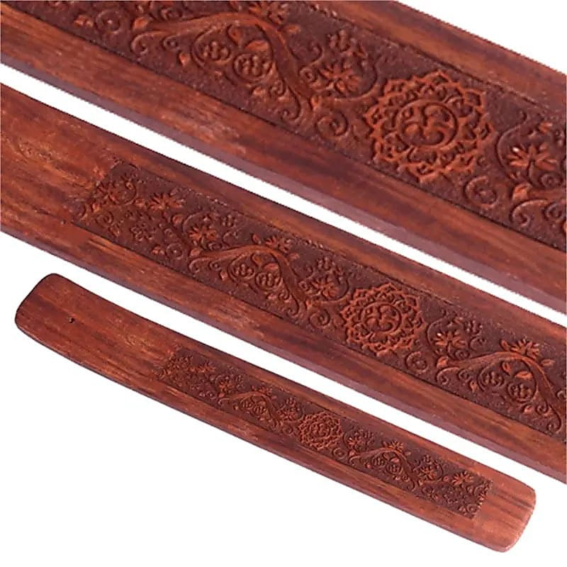 Incense holder "7 Chakras" – Acacia wood