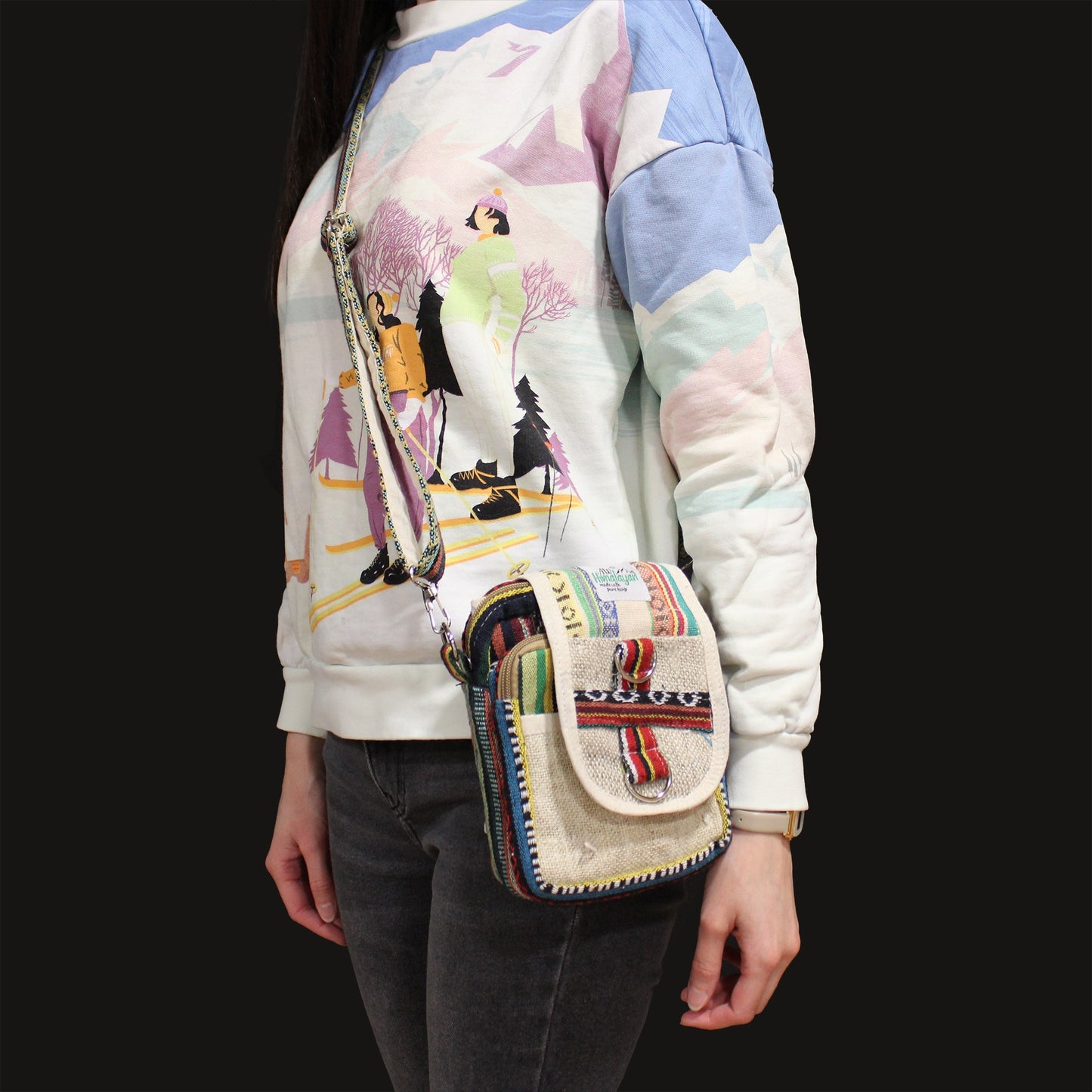 Crossbody Bag in Hemp & Cotton – Natural Style Meets Function