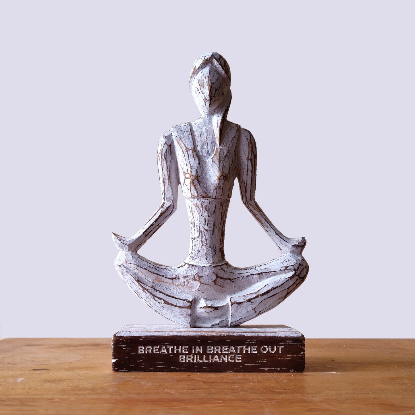 Yogafigur "Breathe in, breathe out"