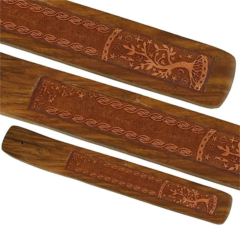 Incense holder "7 Chakras" – Acacia wood