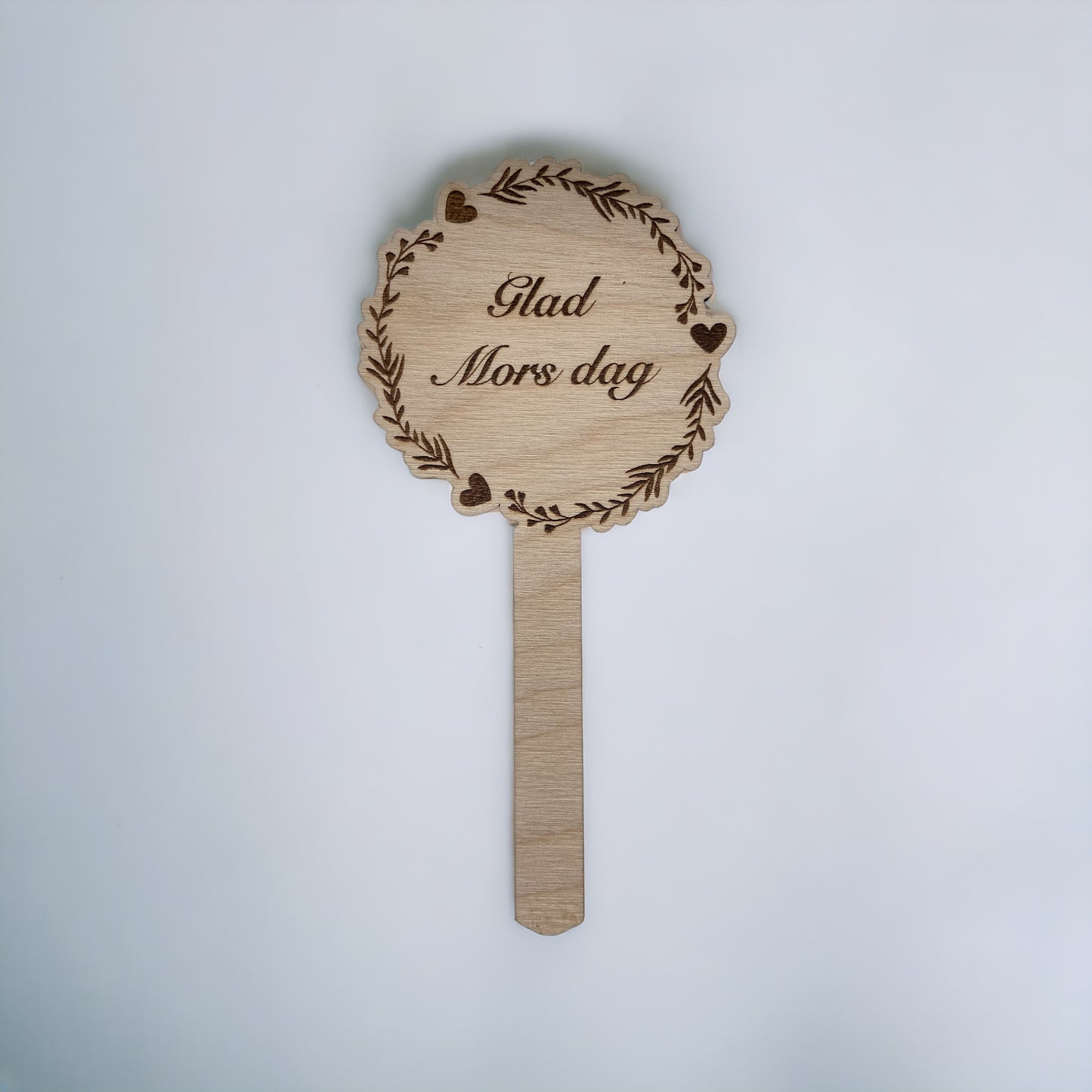 Blumenstecker rund mit Text – für verschiedene Anlässe