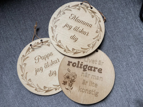 Holzschild "ich liebe dich"- das perfekte Geschenk!