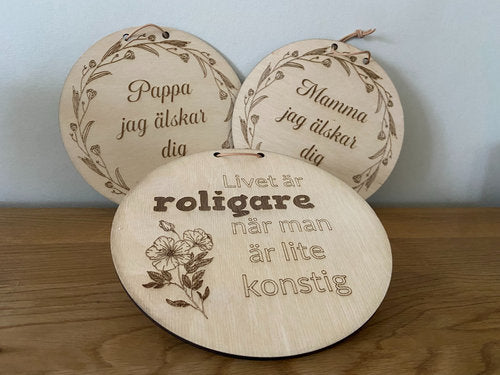 Holzschild "ich liebe dich"- das perfekte Geschenk!