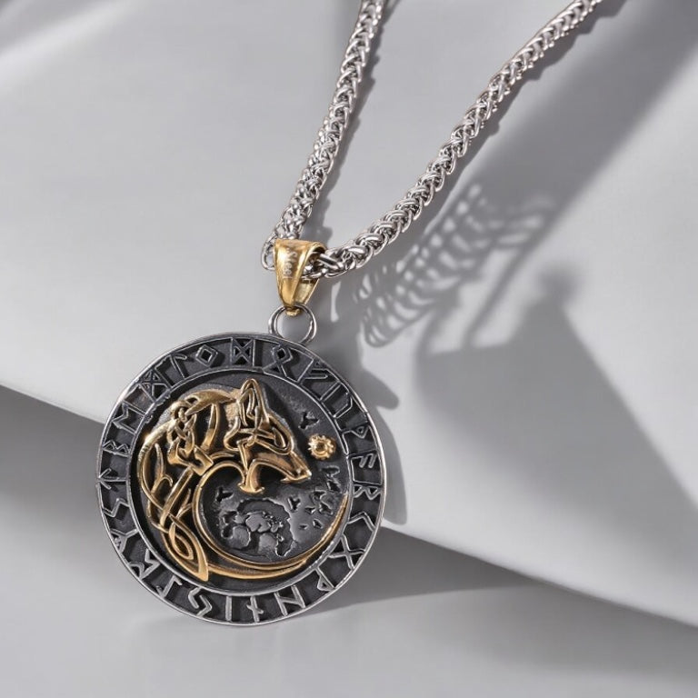 Halsband "Skoll & Runor"