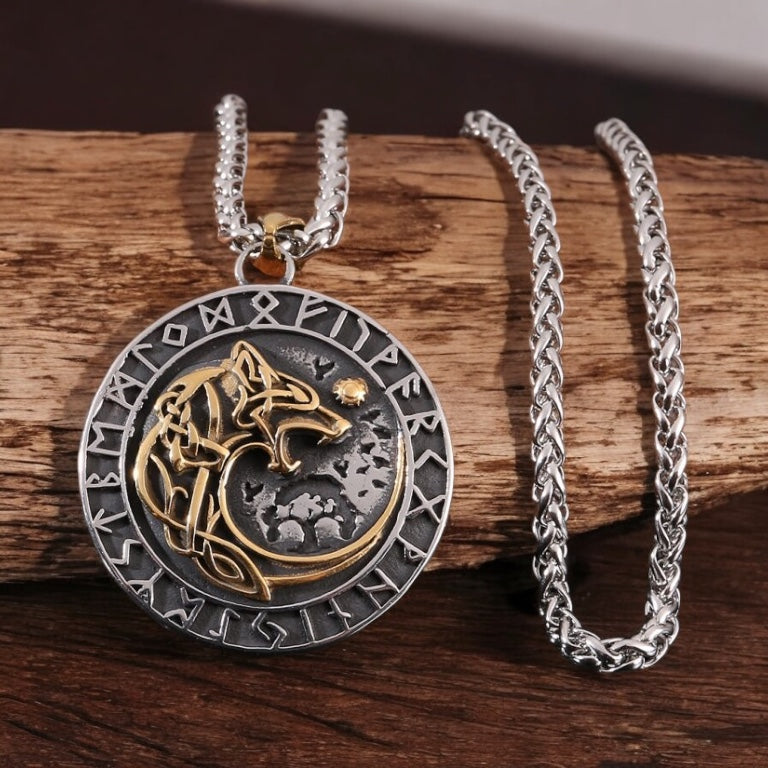 Halsband "Skoll & Runor"