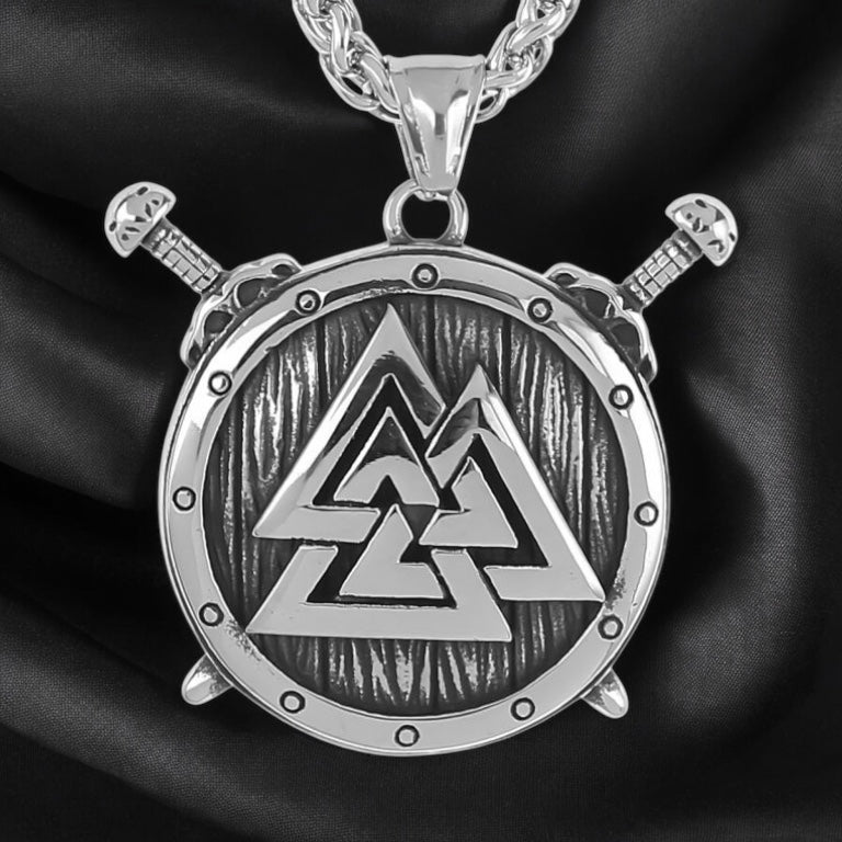 Necklace "Valknut Shield" (2025)