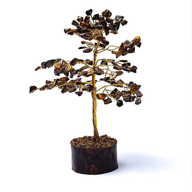 Edelsteinbaum 180mm „Tigerauge“