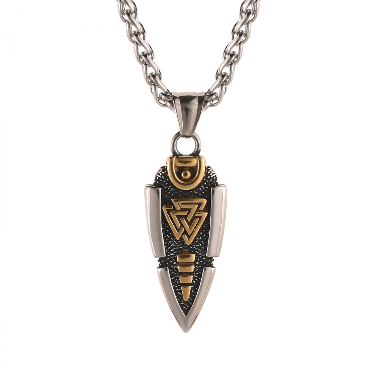 Necklace "Valknut-Arrowhead" (2025)