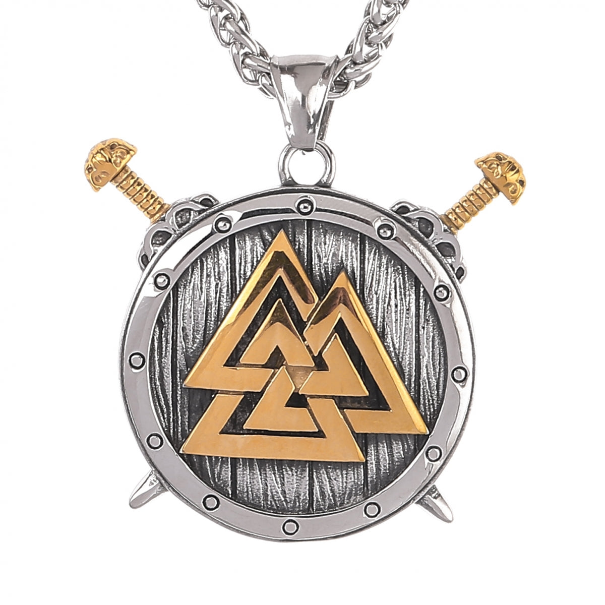 Necklace "Valknut Shield" (2025)