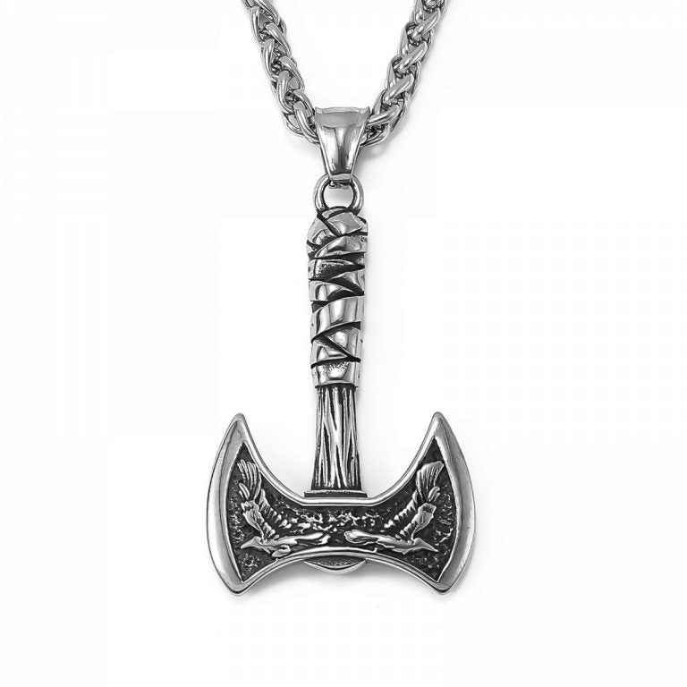 Necklace "Vikinga Raven Axe" (2025)