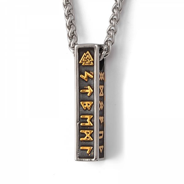 Necklace "Nordic Runes Bar"