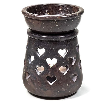 Polished soapstone aroma lamp - Heavy quality