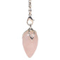 Pendant "Lotus" Rose quartz tip