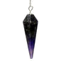 Pendant Amethyst with faceted tip