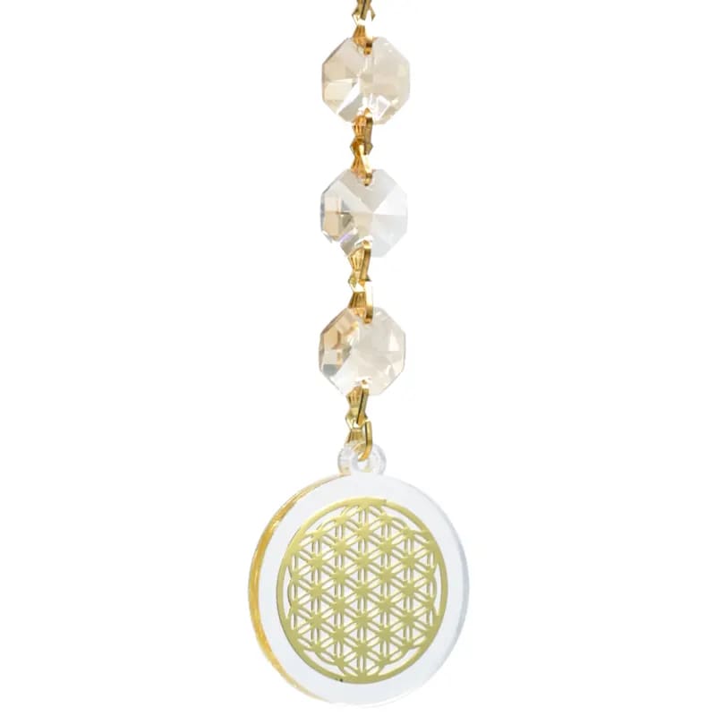 Feng Shui window decoration "flower of life"