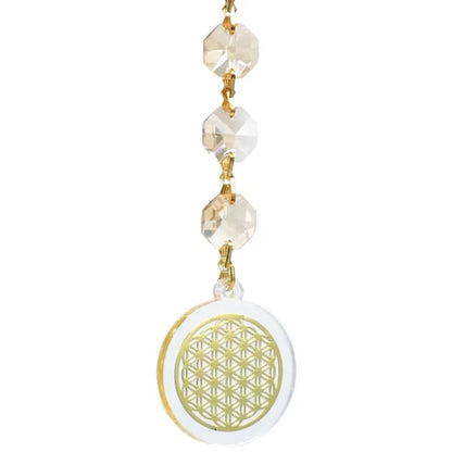 Feng Shui window decoration "flower of life"