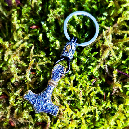 Keychain - "Mjölnir Asgard Knot"