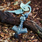 Keychain "Mjölnir Valknut" – Silver Edition