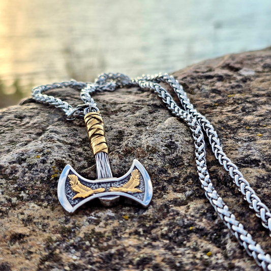 Necklace "Vikinga Raven Axe" (2025)