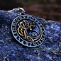 Necklace "Skull & Runes"