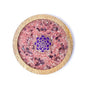 Pad aus Holzlotus, Rosenquarz und Amethyst