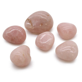 Rose quartz tumbled stones A and AA quality