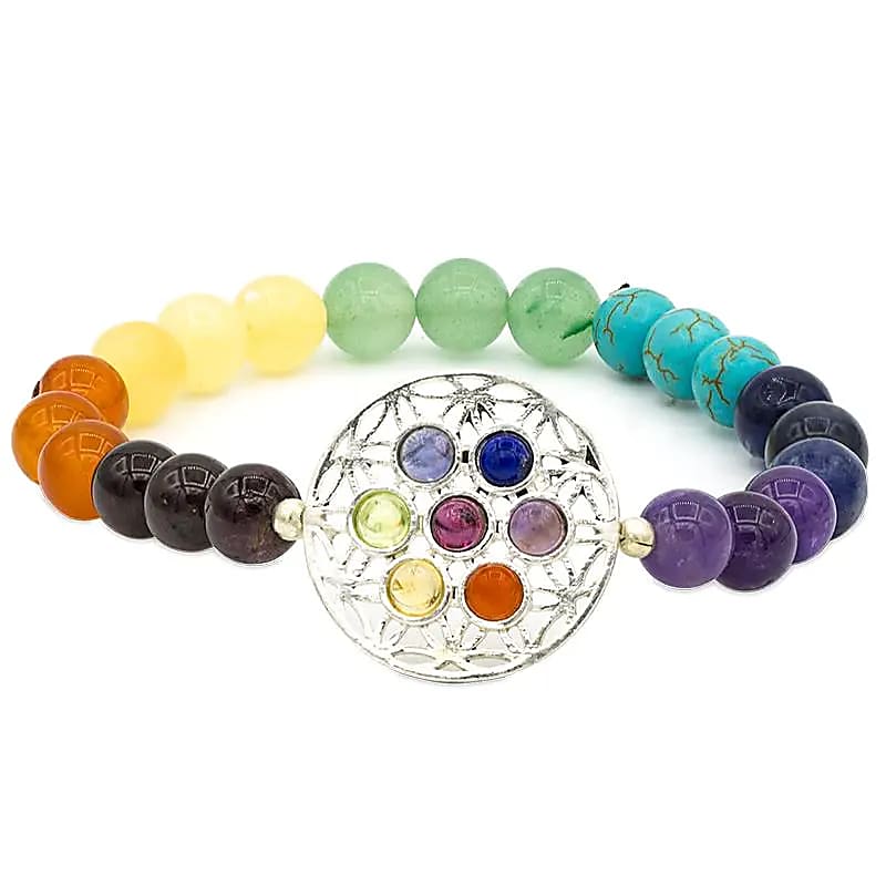 Armband 7 Chakran & Livets Blomma