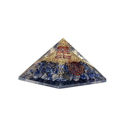 Orgonite Pyramid with Moonstone - Balance and protection for body, mind and home