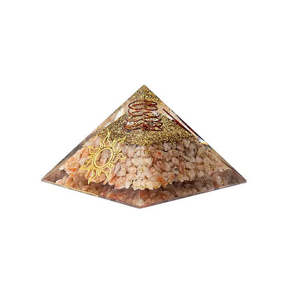 Orgonite Pyramid with Moonstone - Balance and protection for body, mind and home