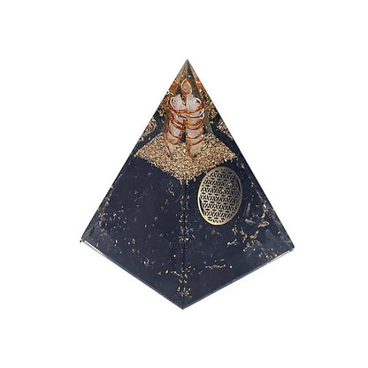 Orgonite Pyramid with Moonstone - Balance and protection for body, mind and home