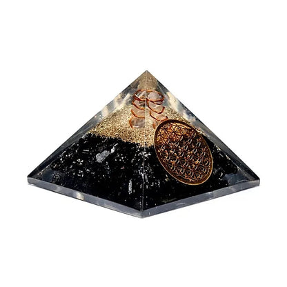 Orgonite Pyramid with Moonstone - Balance and protection for body, mind and home