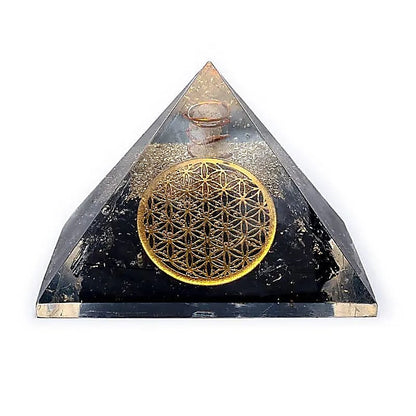 Orgonite Pyramid with Moonstone - Balance and protection for body, mind and home