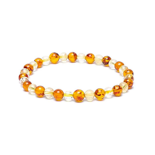 Armband "Bärnsten och Citrin"