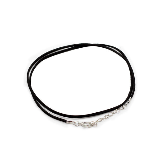 Cord for Pendant in Faux Suede - Black