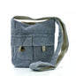 Taschenbeutel aus Baumwolle - Jeans, 26cm