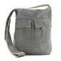 Pocket Bag in Cotton - Grey, 36cm
