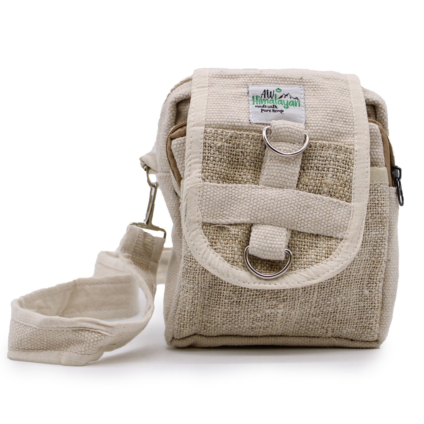 Crossbody bag in Hemp &amp; Cotton