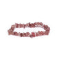 Armband "Splitter" - Erdbeerquarz