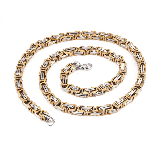 Kedjehalsband "Torslunda" - King Chain - olika färger