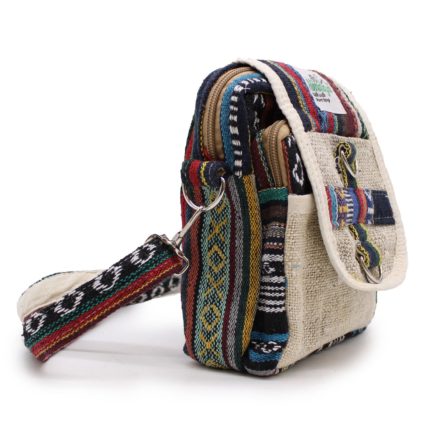Crossbody Bag in Hemp &amp; Cotton – Natural Style Meets Function