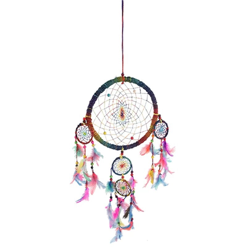 Traumfänger Hanf Multicolor L
