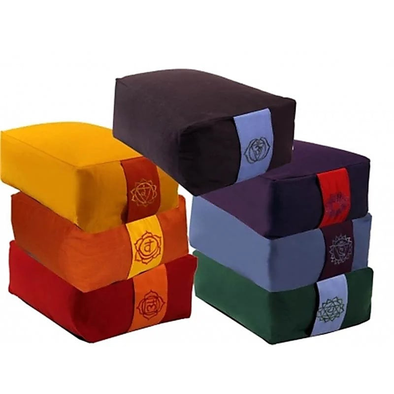 Meditation and yoga cushion - Blue, 5th chakra