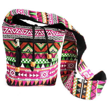Jacquard Shoulder Bag – Pink